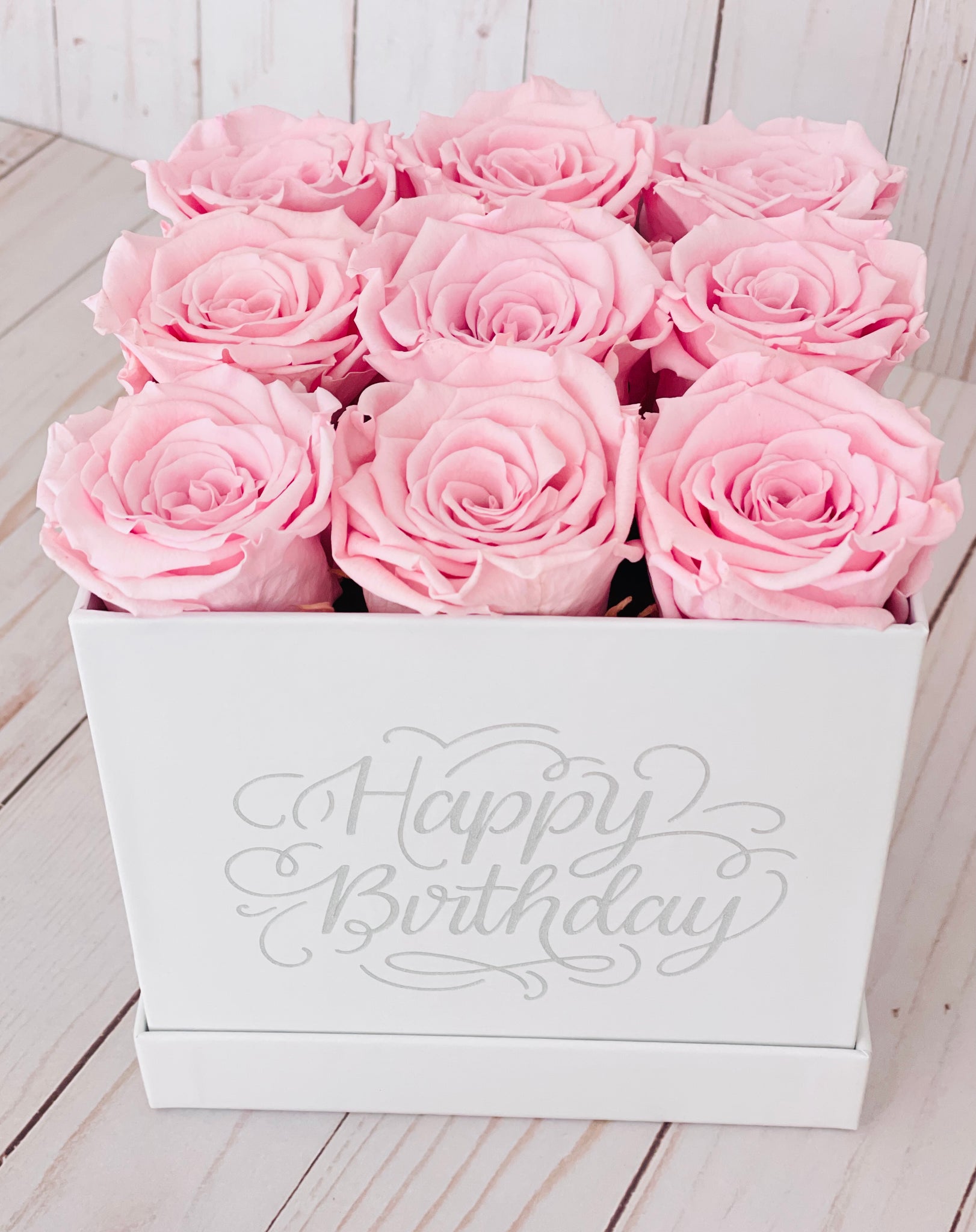 happy birthday flowers pink rose